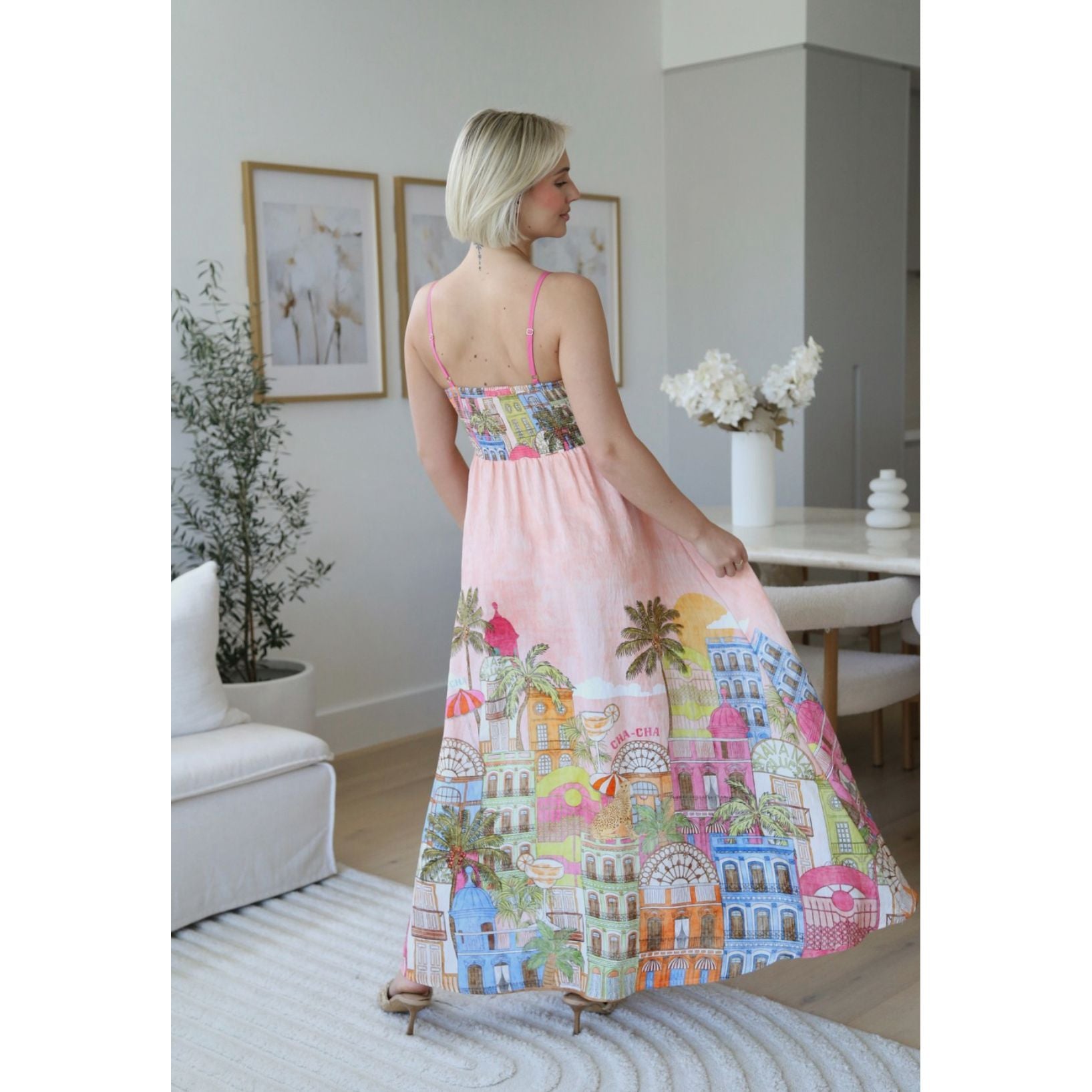 siena maxi ress back view