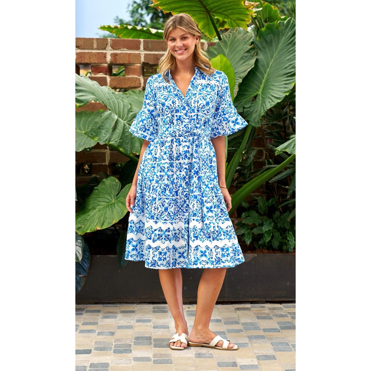 Beth Midi Cotton Dress 