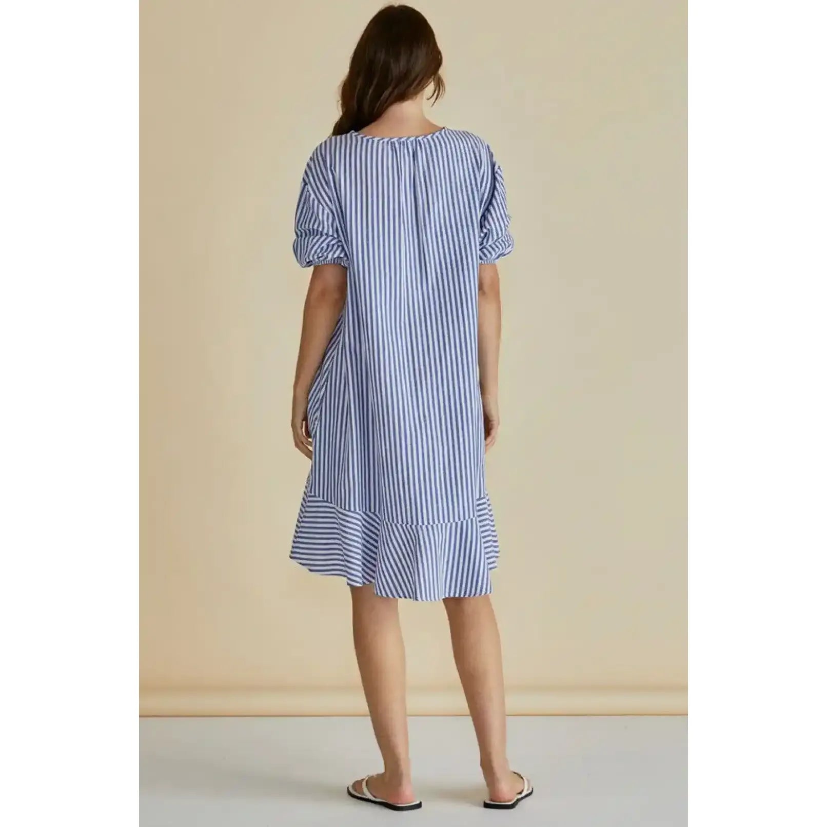 Livvy Puff Sleeve Cotton Dress
