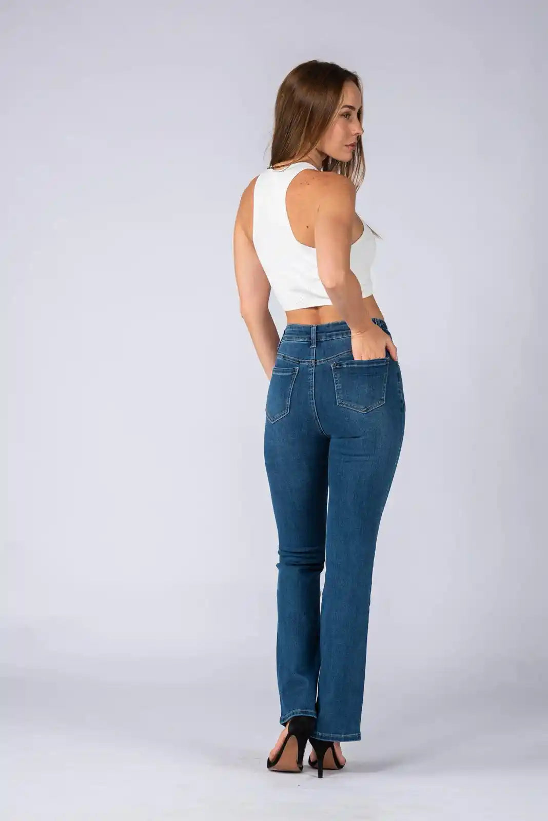 CBK Flick High Rise Bootcut Denim Jeans