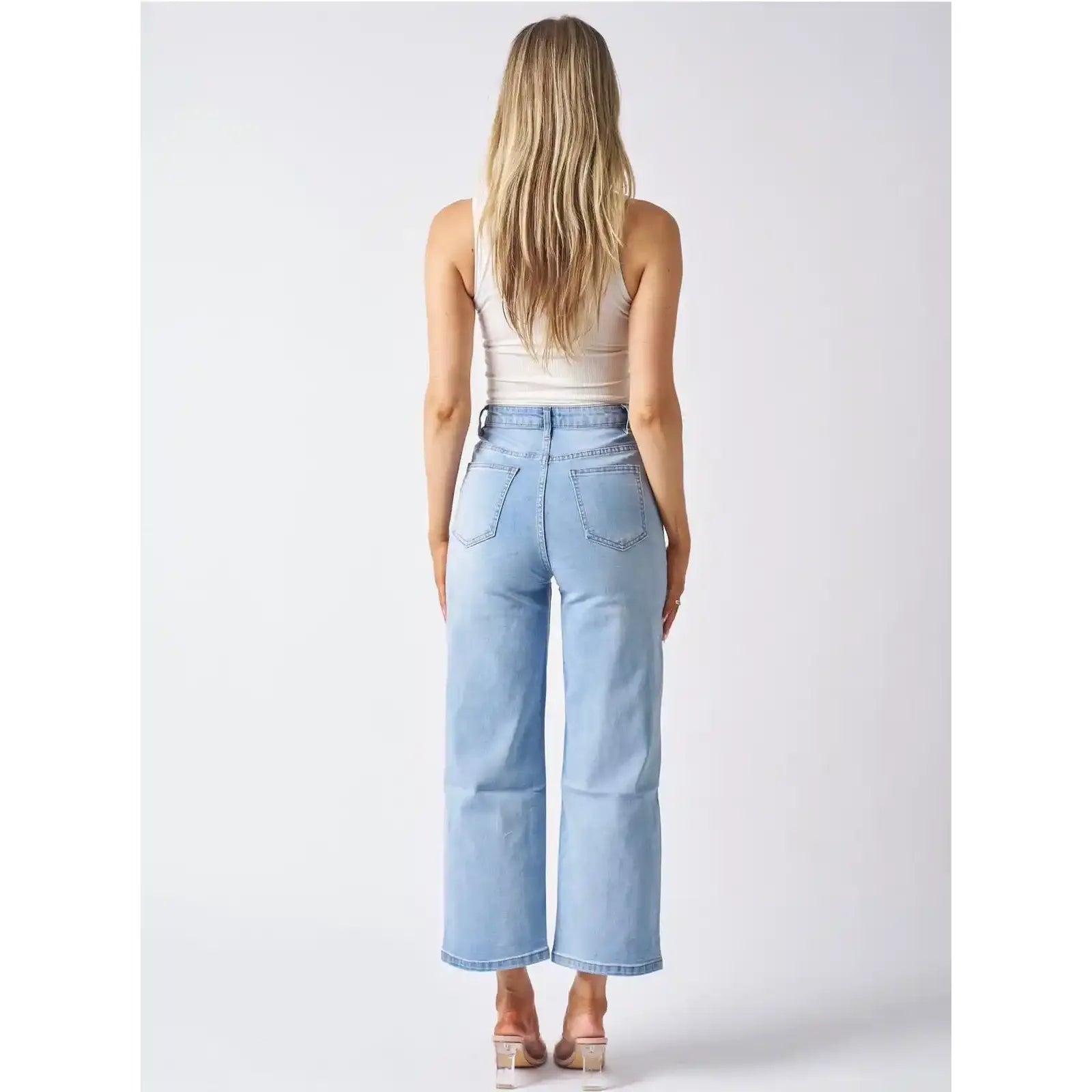 Avery Ultra High Rise Wide Leg Jeans