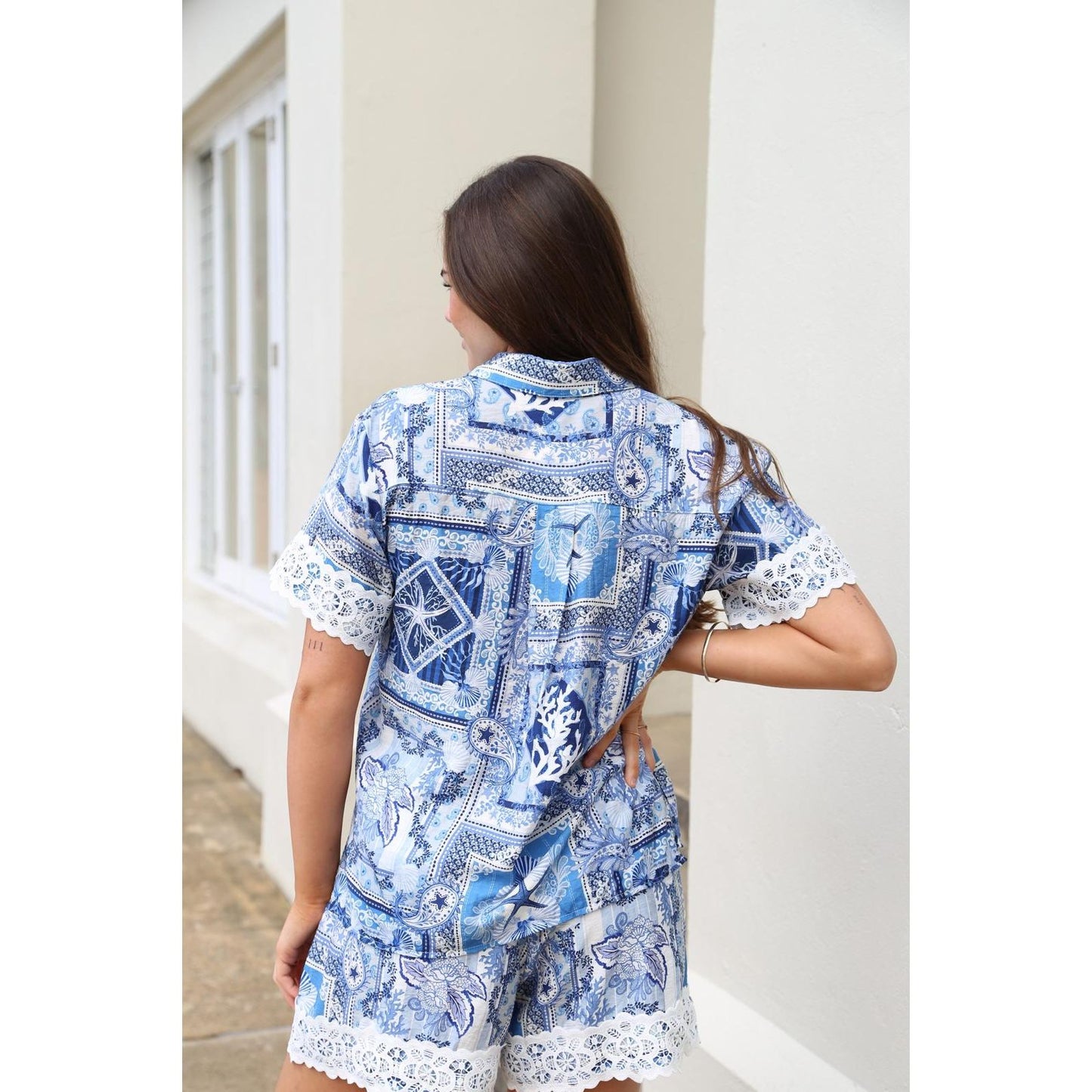 Marina Seacove Shirt and Shorts Set