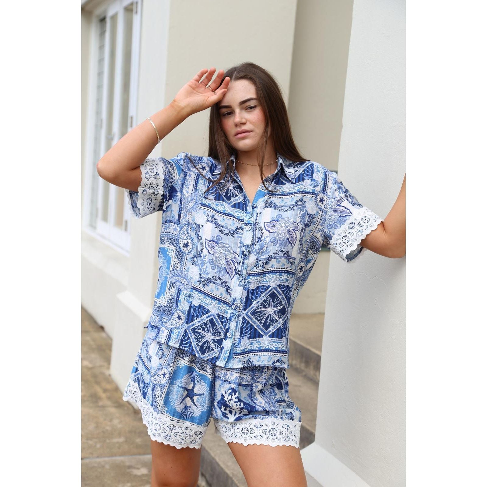 Marina Seacove Shirt and Shorts Set