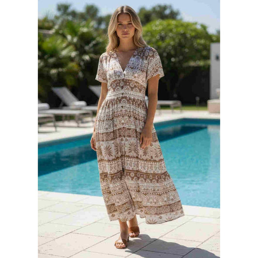 Savannah Rayon Maxi Dress