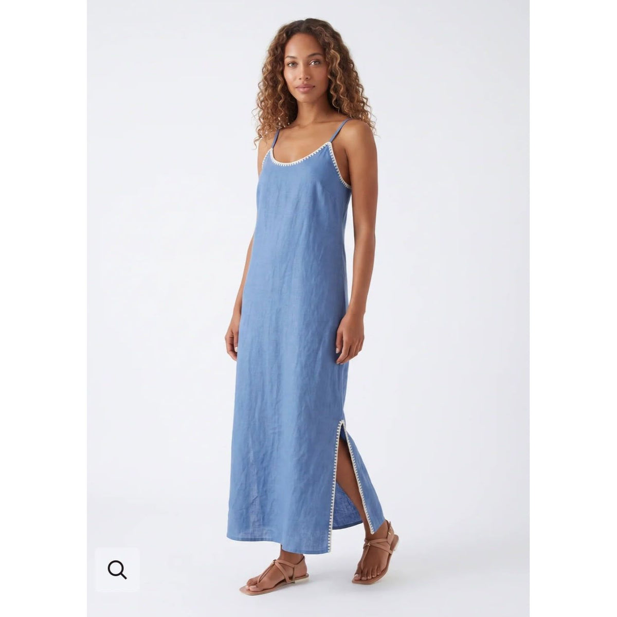 Alessia Italian Linen Maxi Dress