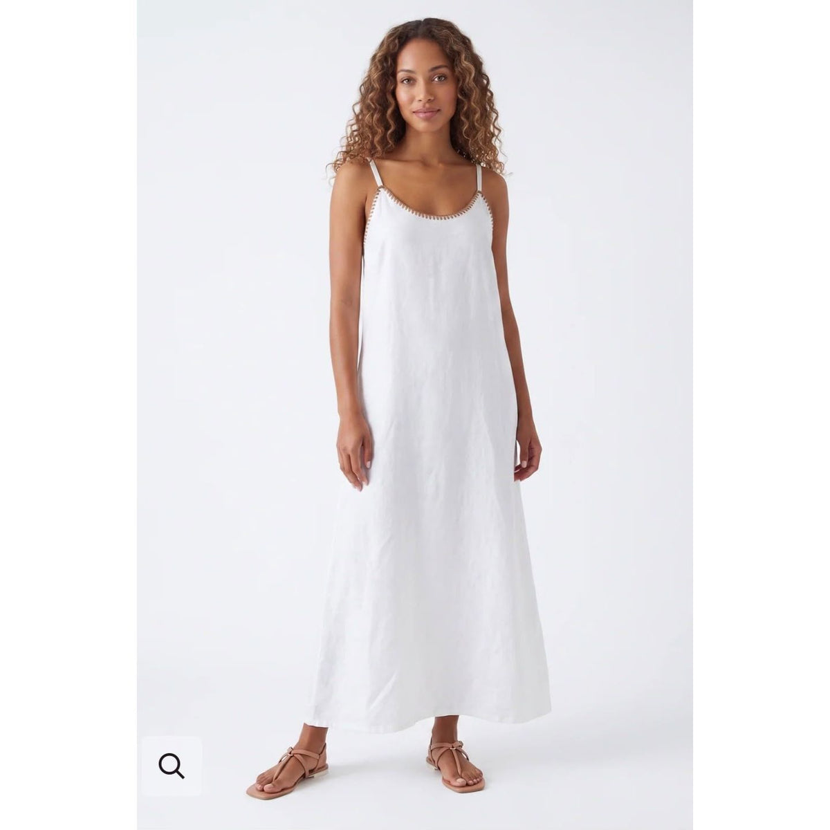 Alessia Italian Linen Maxi Dress