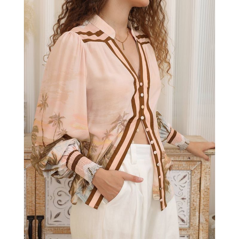 Miami palms Blouse