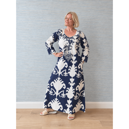 Mrs Dellacorte Navy Long front