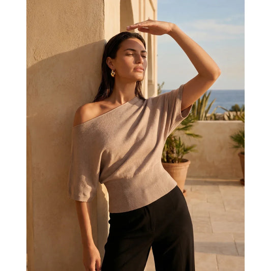 Paris Knit Top – Soft, Feminine & Effortlessly Chic