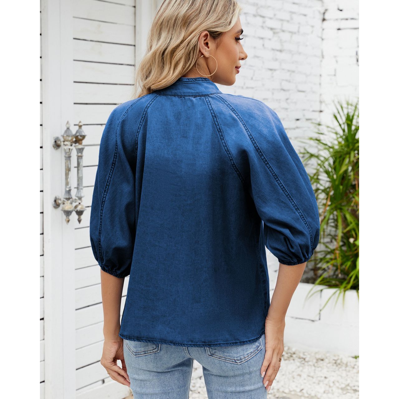 Tamara denim top