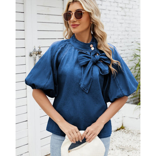 Tamara denim top